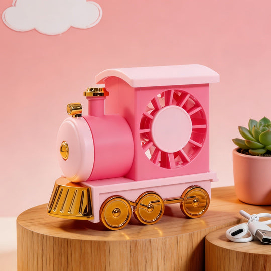 Unisex Tischventilator Kompakt USB Betrieb Leiser DC-Motor Figurendesign 6