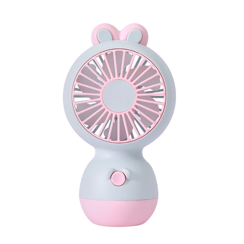 Unisex Tischventilator Kompakt USB Betrieb Leiser DC-Motor Figurendesign 7