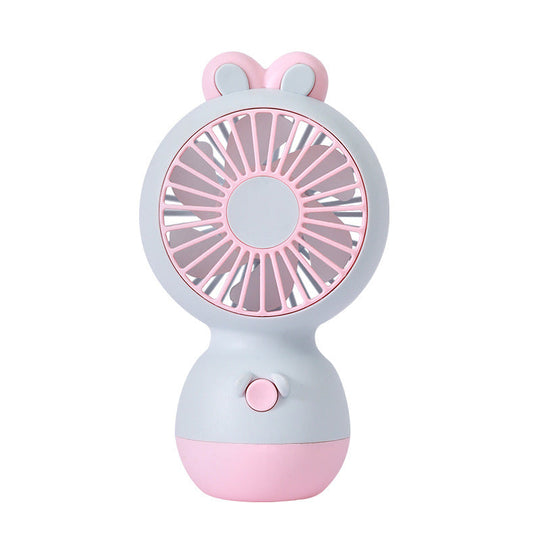 Unisex Tischventilator Kompakt USB Betrieb Leiser DC-Motor Figurendesign 7
