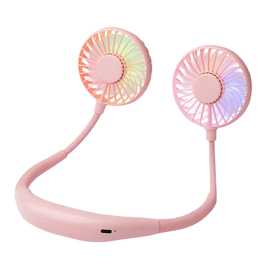 Unisex Tragbarer Nackenventilator mit Wiederaufladbarer Batterie und Drei Geschwindigkeitsstufen 12