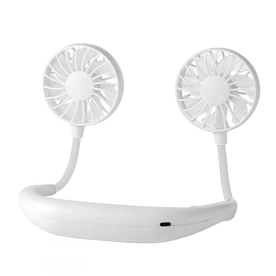 Unisex Tragbarer Nackenventilator mit Wiederaufladbarer Batterie und Drei Geschwindigkeitsstufen 9