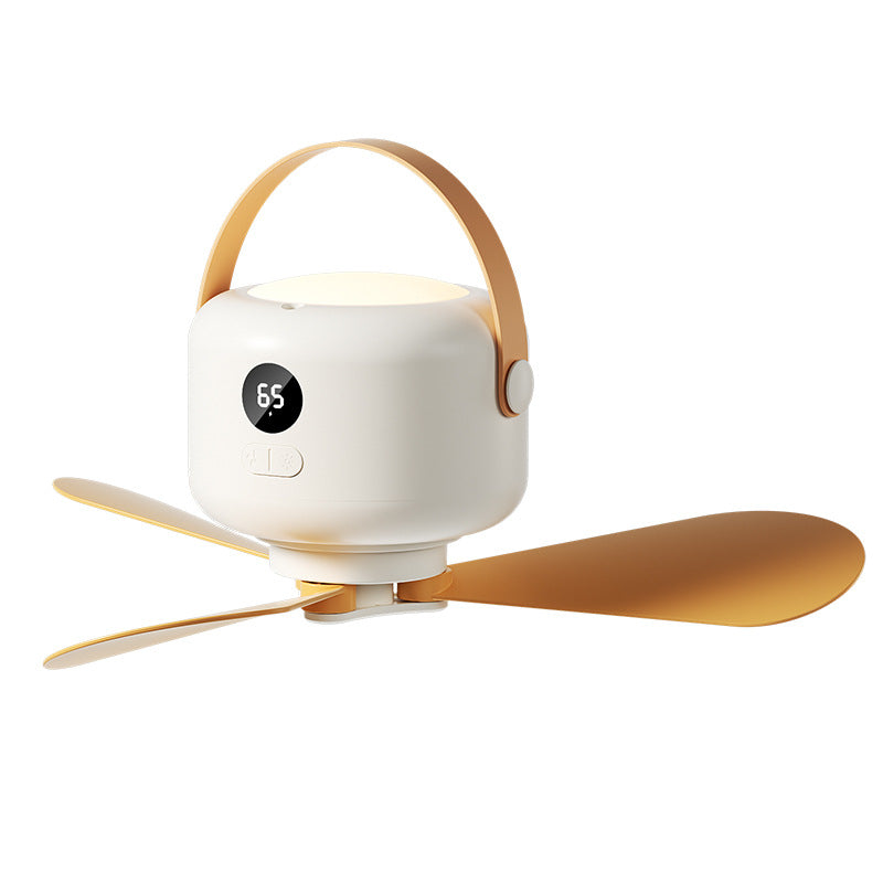 Unisex Tragbarer Ventilator mit LED-Licht und Kompaktem Design 0