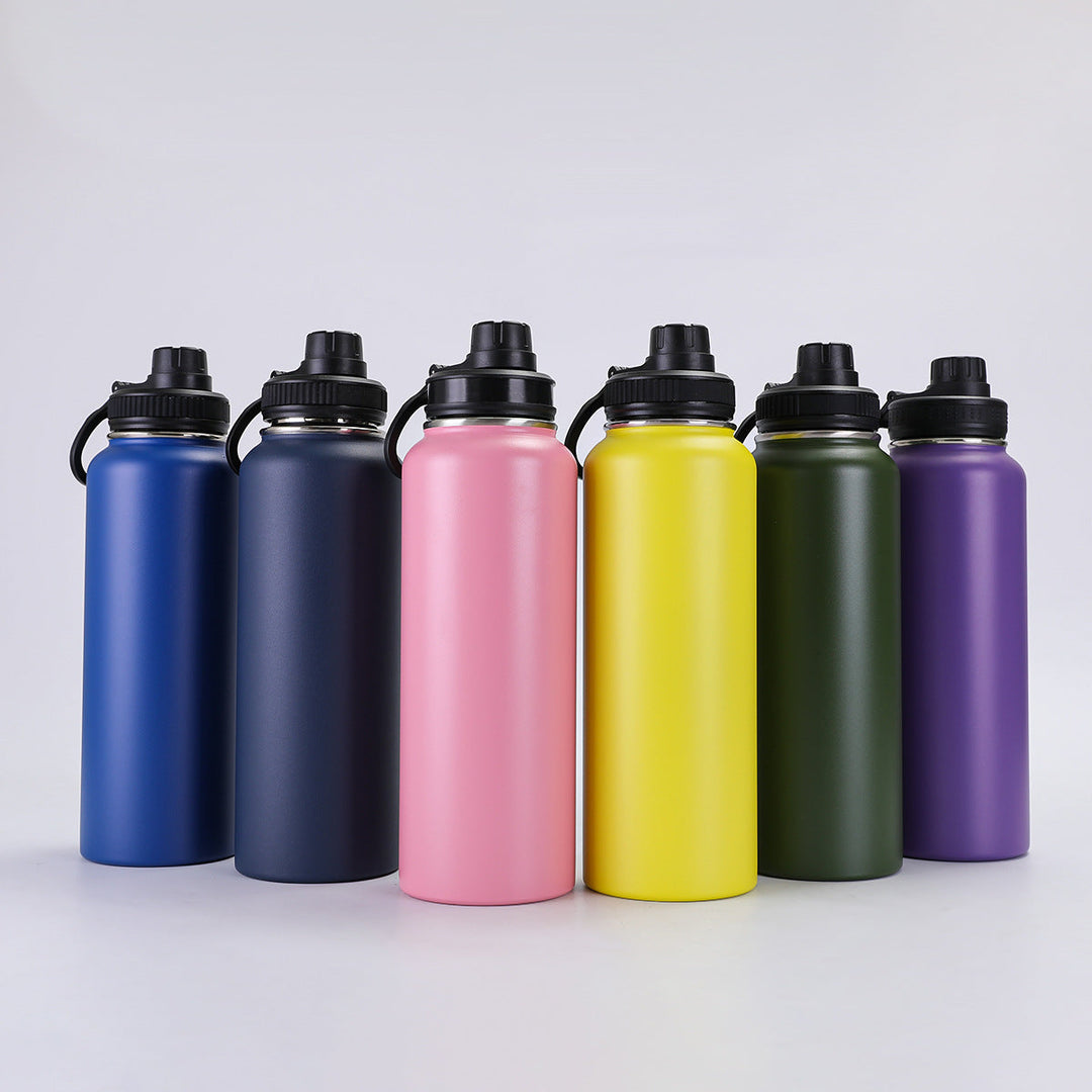 Unisex Trinkflasche Sport Mit Doppelter Isolierung - Auslaufsicher, Ideal Für Fitness Und Reisen 2