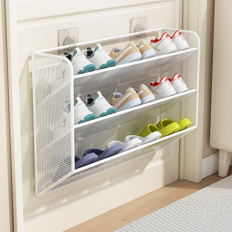 Unisex Tür-Schuhregal Organizer mit belüftetem, abgewinkeltem Design 1