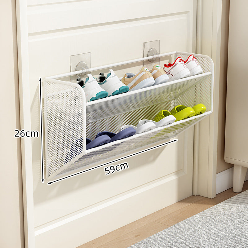 Unisex Tür-Schuhregal Organizer mit belüftetem, abgewinkeltem Design 10
