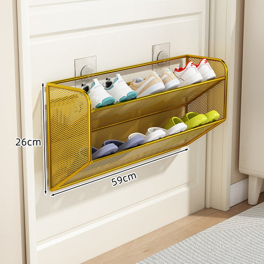 Unisex Tür-Schuhregal Organizer mit belüftetem, abgewinkeltem Design 18