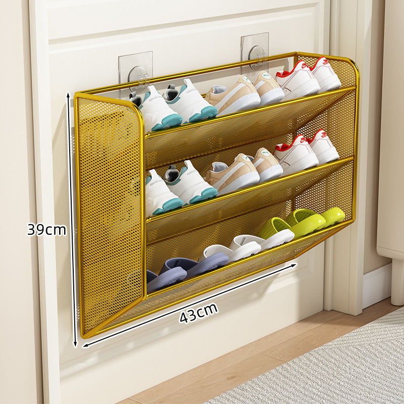 Unisex Tür-Schuhregal Organizer mit belüftetem, abgewinkeltem Design 20