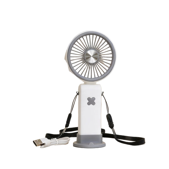 Unisex USB-Tischventilator Kompakt Tragbar mit Verstellbarem Neigekopf 0
