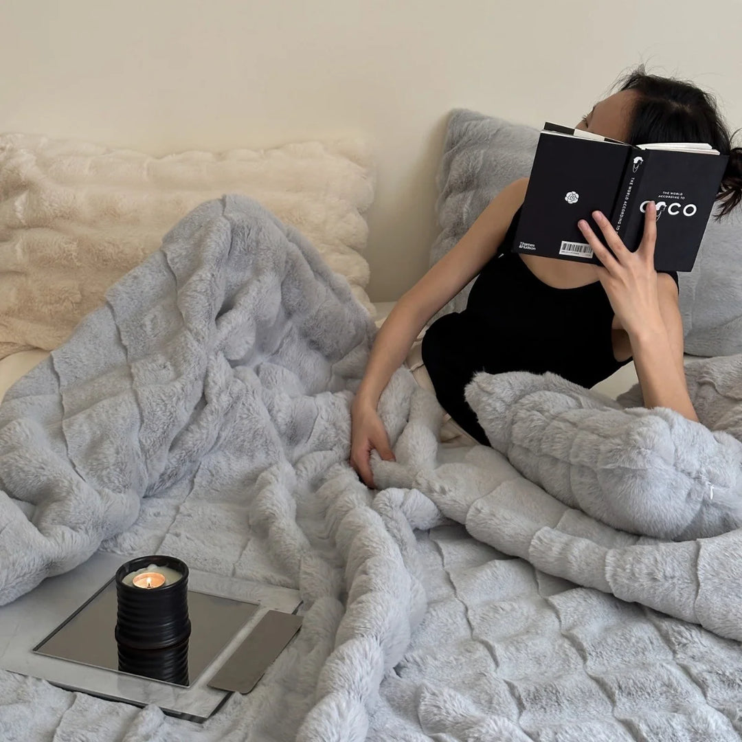 Unisex Überwurfdecke Gesteppte Design Weich 6