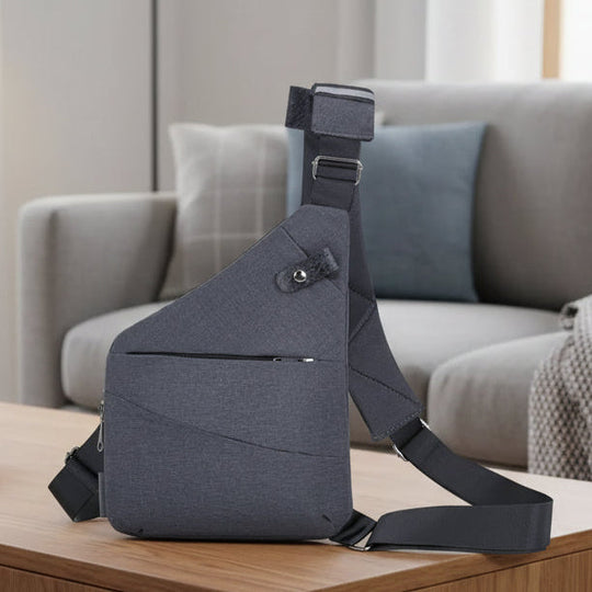 Unisex Umhängetasche für sicheres Reisen mit Anti-Diebstahl-System und RFID-Schutz 0