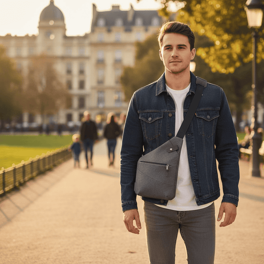 Unisex Umhängetasche für sicheres Reisen mit Anti-Diebstahl-System und RFID-Schutz 1