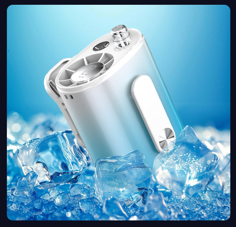 Unisex Verdunstungsluftkühler Tragbar mit Eisfach und USB-Ladefunktion 0
