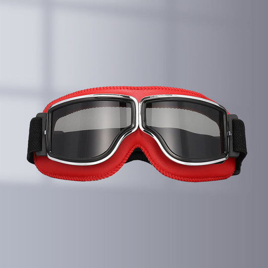 Unisex Vintage Motorradbrille im Retro-Stil 10
