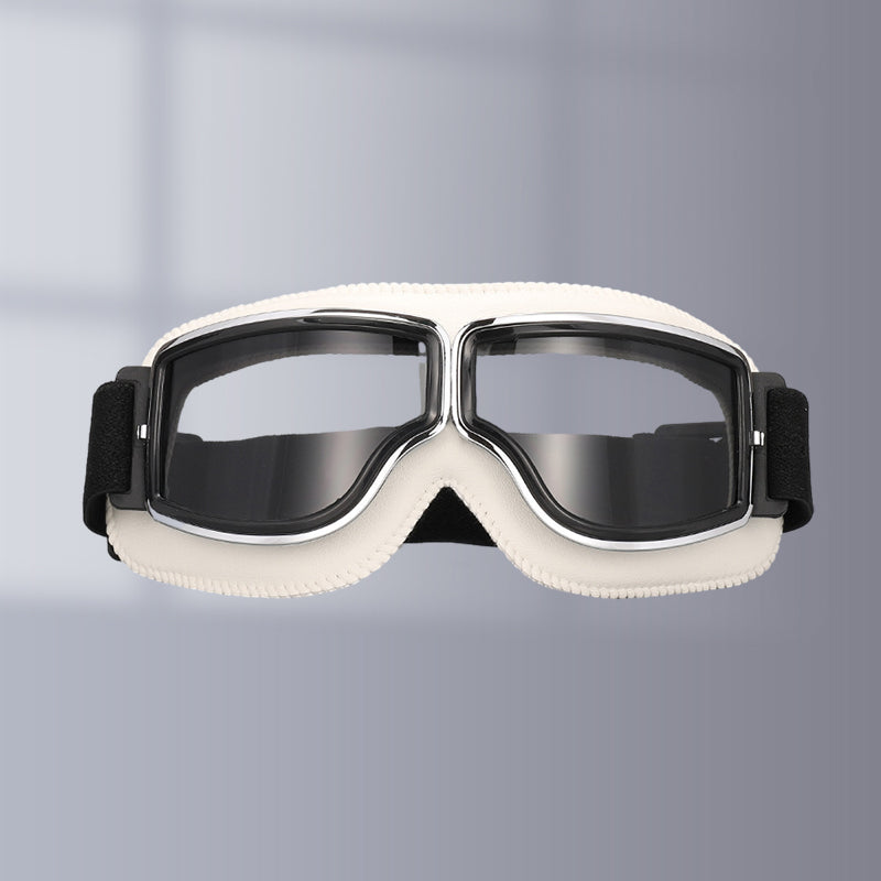 Unisex Vintage Motorradbrille im Retro-Stil 11