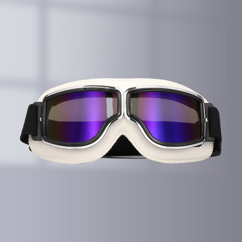 Unisex Vintage Motorradbrille im Retro-Stil 12