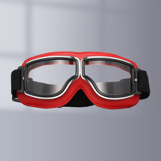 Unisex Vintage Motorradbrille im Retro-Stil 13