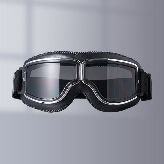 Unisex Vintage Motorradbrille im Retro-Stil 18