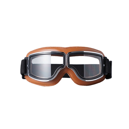 Unisex Vintage Motorradbrille im Retro-Stil 8