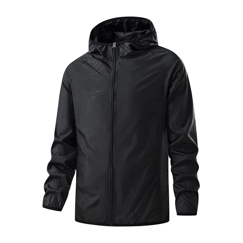 Unisex Wanderjacke mit Kapuze, wasserabweisend und UV-Schutz 10