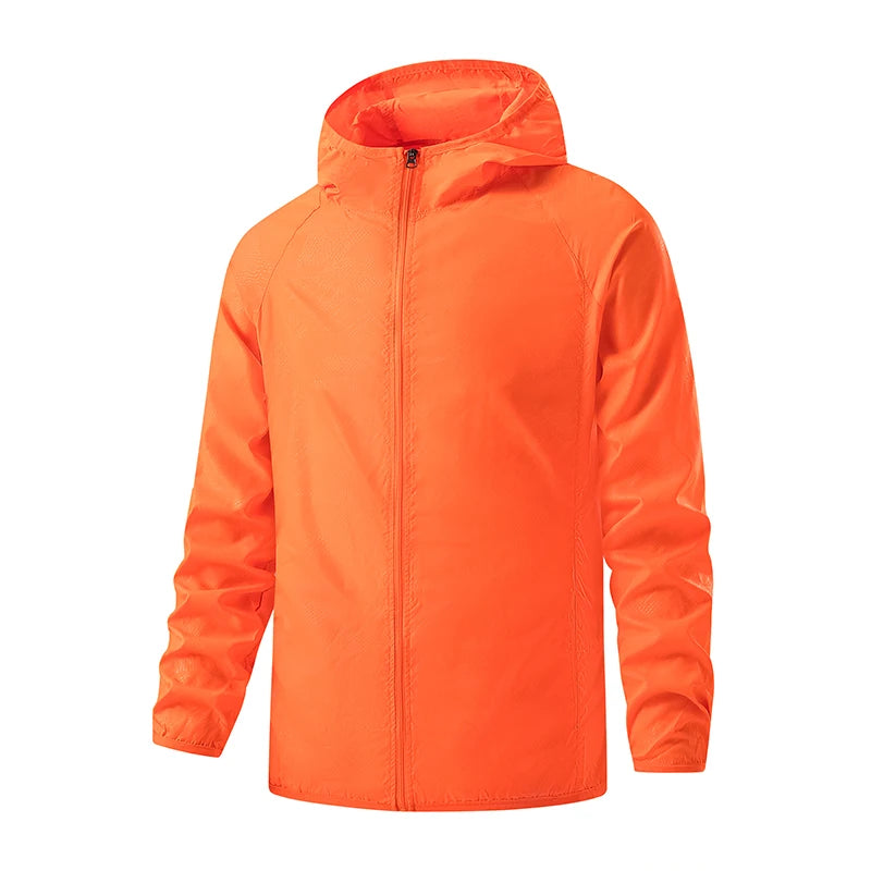 Unisex Wanderjacke mit Kapuze, wasserabweisend und UV-Schutz 6