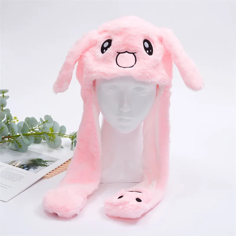 Unisex Wintermütze Mit Beweglichen Ohren Für Spaßige Anlässe 2