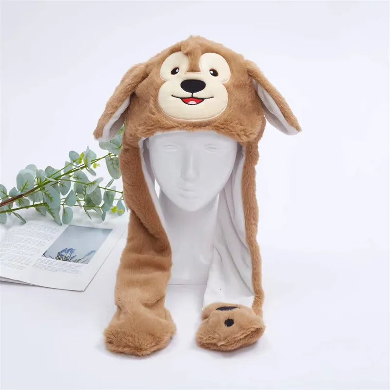 Unisex Wintermütze Mit Beweglichen Ohren Für Spaßige Anlässe 53