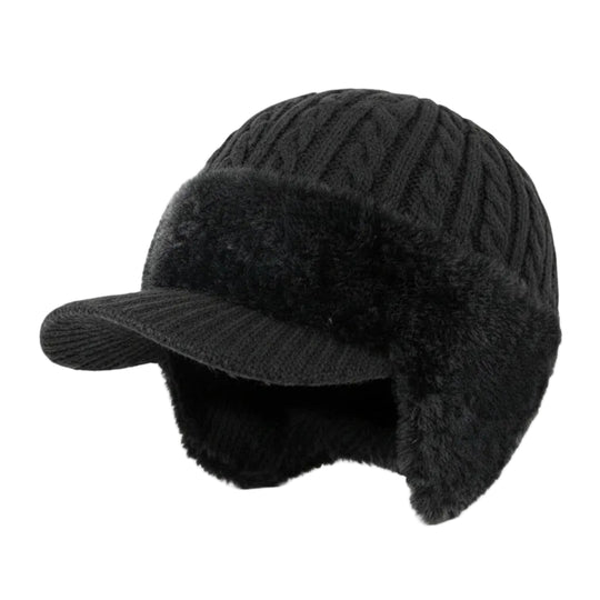 Unisex Wintermütze Trapper-Stil mit Ohrenschutz für kalte Temperaturen 4