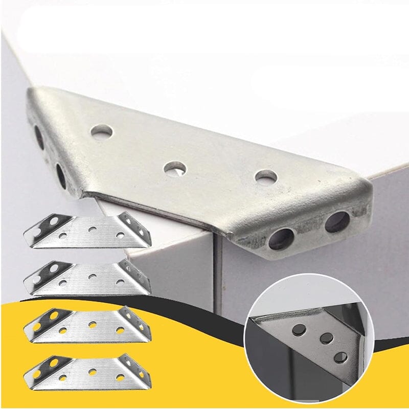 Universal Eckverbinder für Möbelstabilität mit Trapezform 1