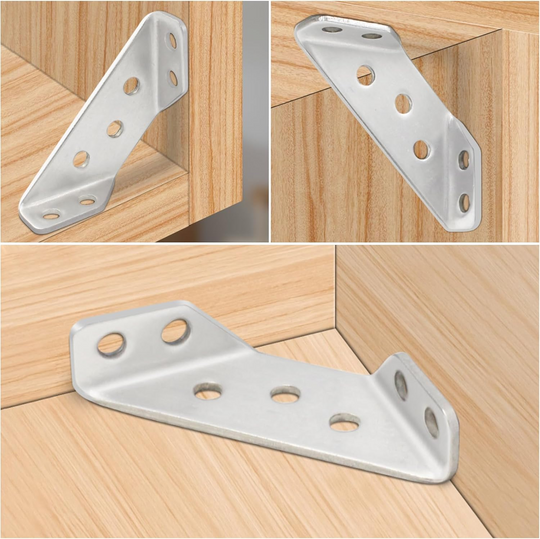 Universal Eckverbinder für Möbelstabilität mit Trapezform 2