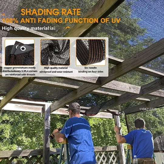 Universelles Sonnenschutznetz für Garten und Balkon mit UV-Schutz und Sichtschutzfunktion 3