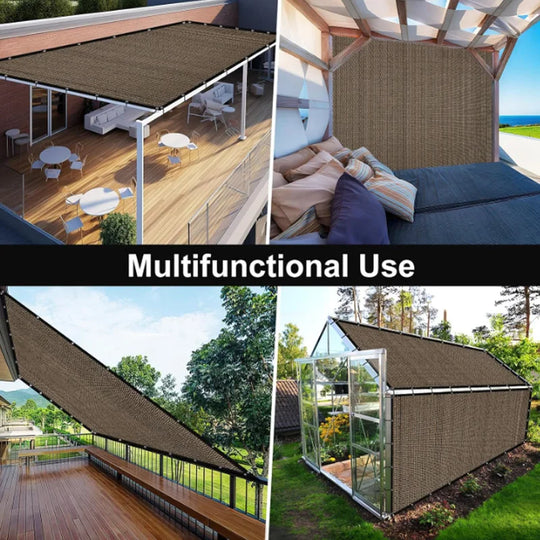 Universelles Sonnenschutznetz für Garten und Balkon mit UV-Schutz und Sichtschutzfunktion 5