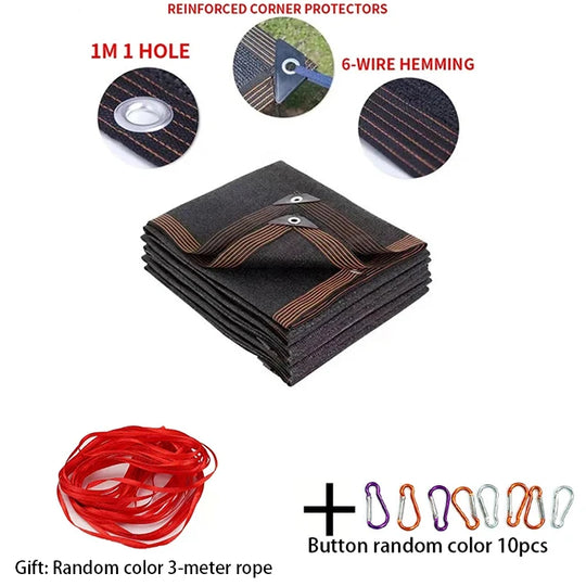 Universelles Sonnenschutznetz für Garten und Balkon mit UV-Schutz und Sichtschutzfunktion 6