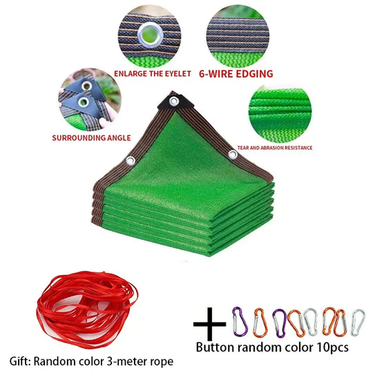 Universelles Sonnenschutznetz für Garten und Balkon mit UV-Schutz und Sichtschutzfunktion 9