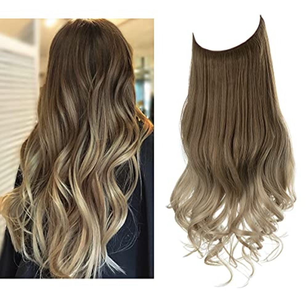 Unsichtbare Haarsträhnen für volles Haar 16