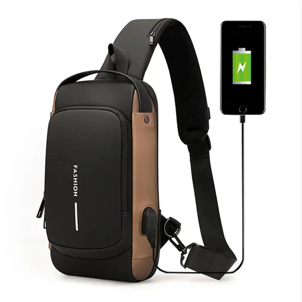 Usb-Lade Crossbody Tasche