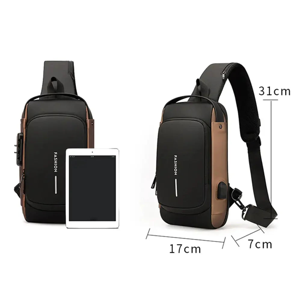 Usb-Lade Crossbody Tasche