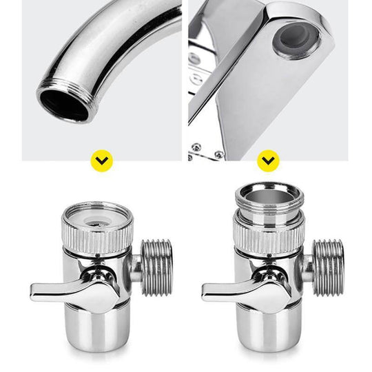 Verstellbarer Hochdruck Duschkopf Mit Ein-Knopf-Wasserstopp Und Dreistufiger Einstellung 5