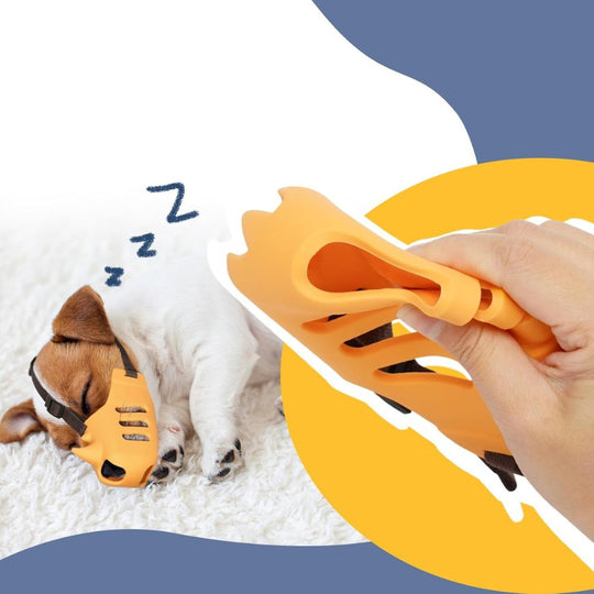 Verstellbarer Maulkorb für Hunde Atmungsaktiv und Komfortabel, Ideal für Kleine und Große Hunde 4