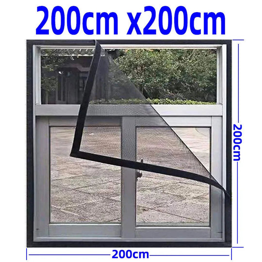 Verstellbares Fensternetz für Mückenschutz - Effektive Insektenbarriere 0