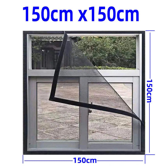 Verstellbares Fensternetz für Mückenschutz - Effektive Insektenbarriere 15