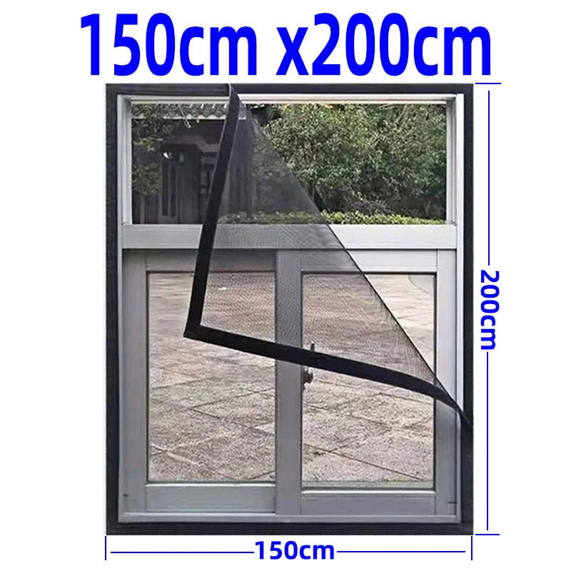 Verstellbares Fensternetz für Mückenschutz - Effektive Insektenbarriere 8