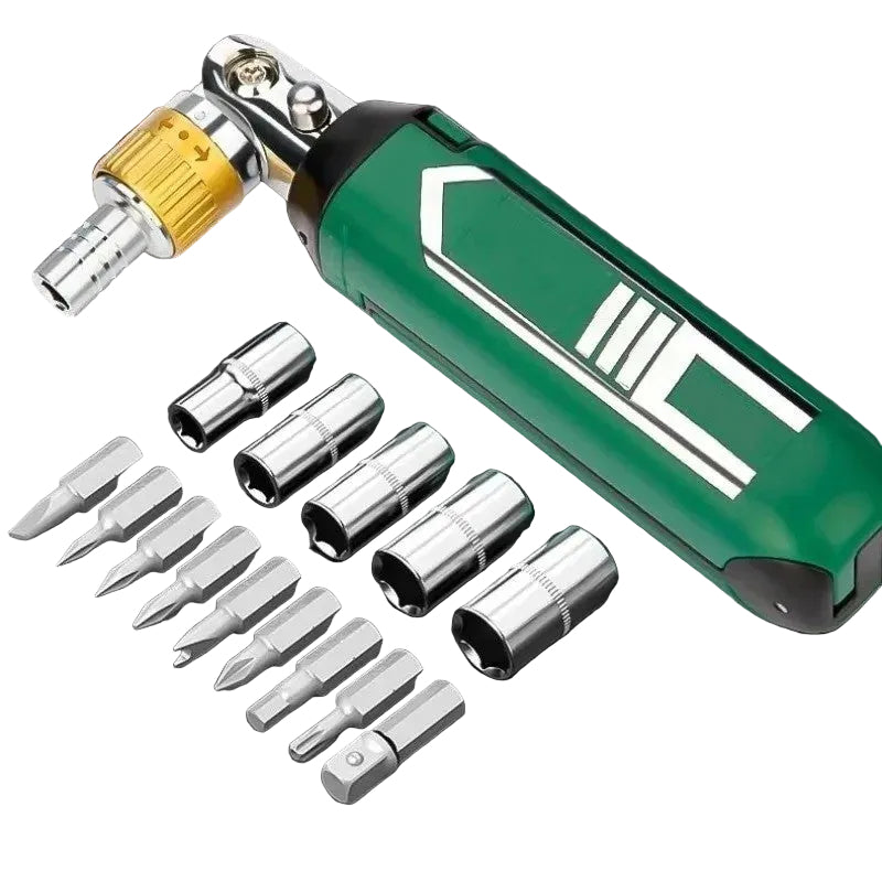 Vielseitiger Schraubendreher Set mit 14 Funktionen und Torx Köpfen 0