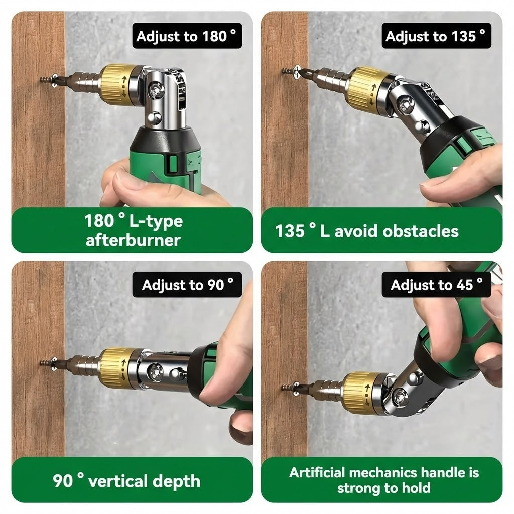 Vielseitiger Schraubendreher Set mit 14 Funktionen und Torx Köpfen 5