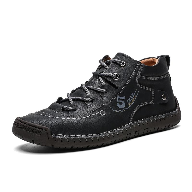 Vintage-Lederstiefel