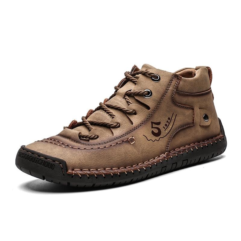 Vintage-Lederstiefel