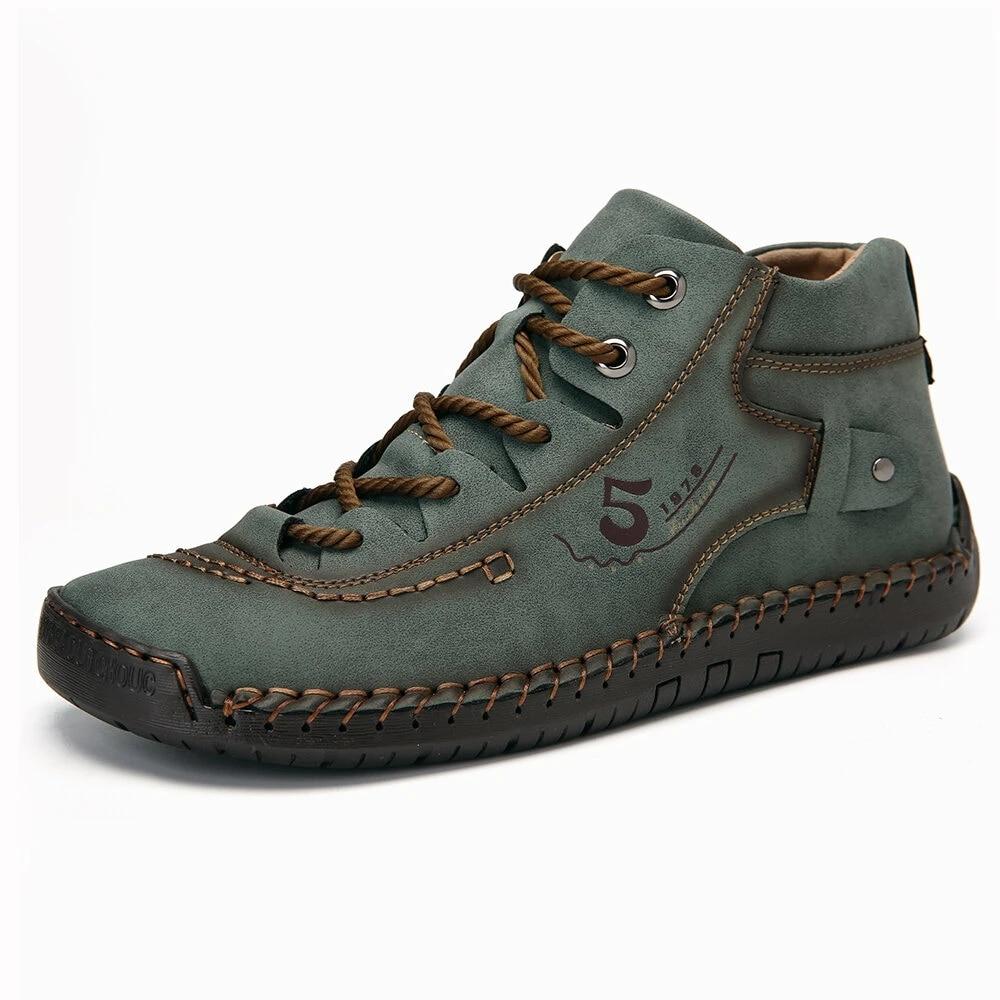 Vintage-Lederstiefel