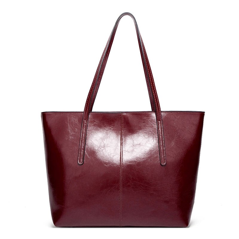 Vintage Öl Wachs Leder Tote Tasche