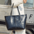 Vintage Öl Wachs Leder Tote Tasche
