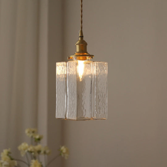 Vintage Hängelampe Pendelleuchte im Glasdesign für Esszimmer und Wohnräume 7