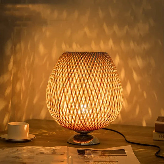 Vintage Tischlampe für Wohnzimmer und Schlafzimmer - Rustikale Tischleuchte mit natürlichem Charme 8